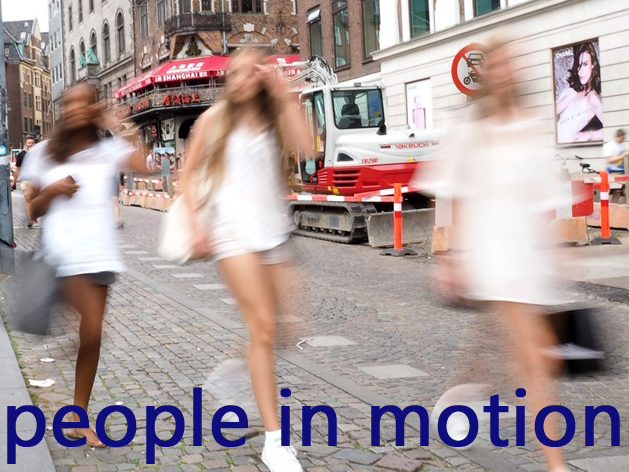people in motion