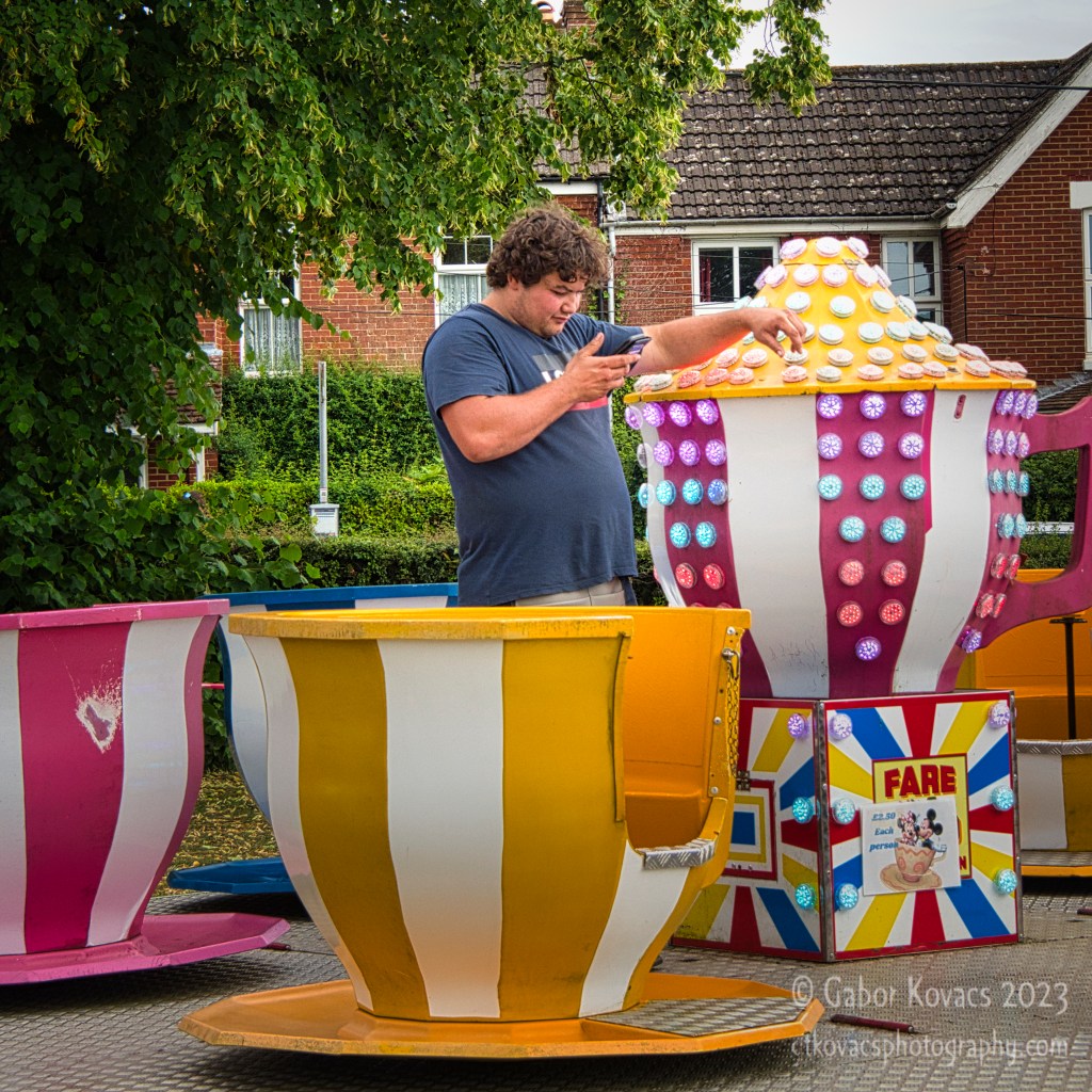 checking messages – Swanmore&nbsp;fete