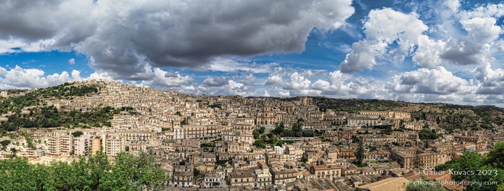 Panoramic view of&nbsp;Modica