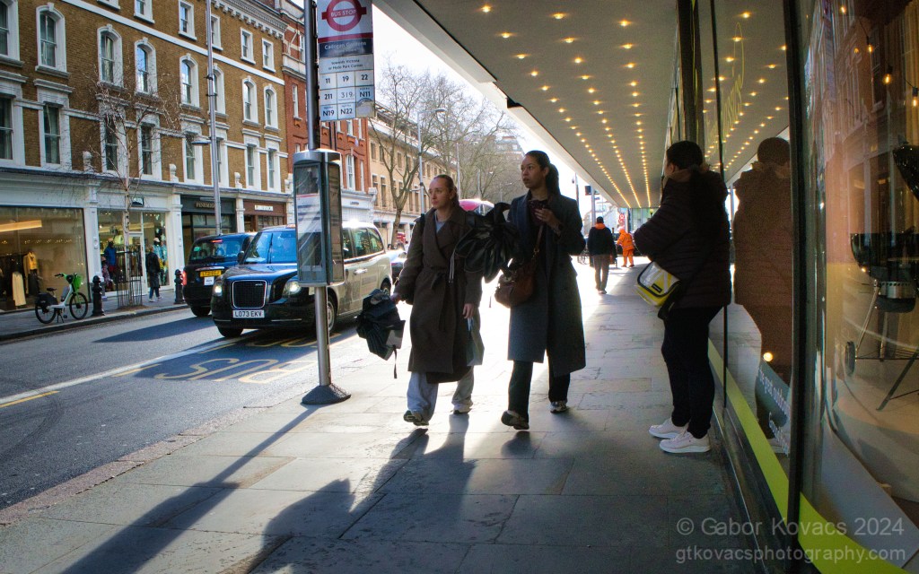 walking past Peter&nbsp;Jones
