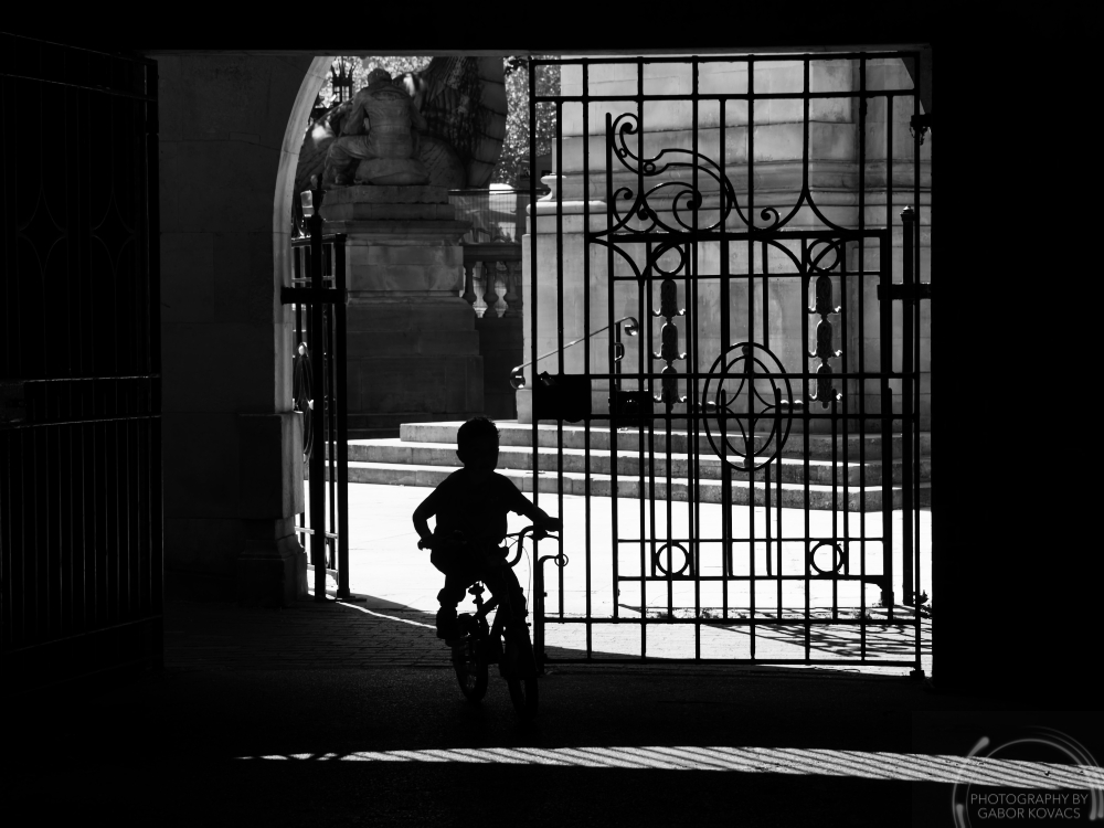 Boy on a&nbsp;bicycle
