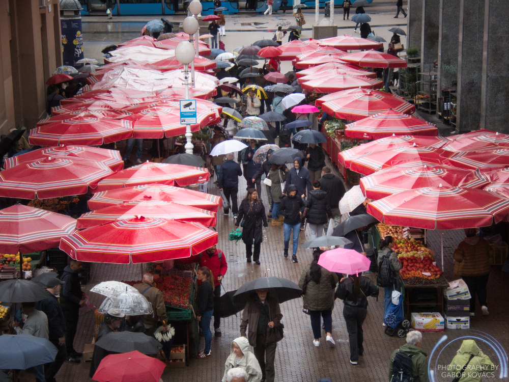 Fruit and vegetable market,&nbsp;Zagreb