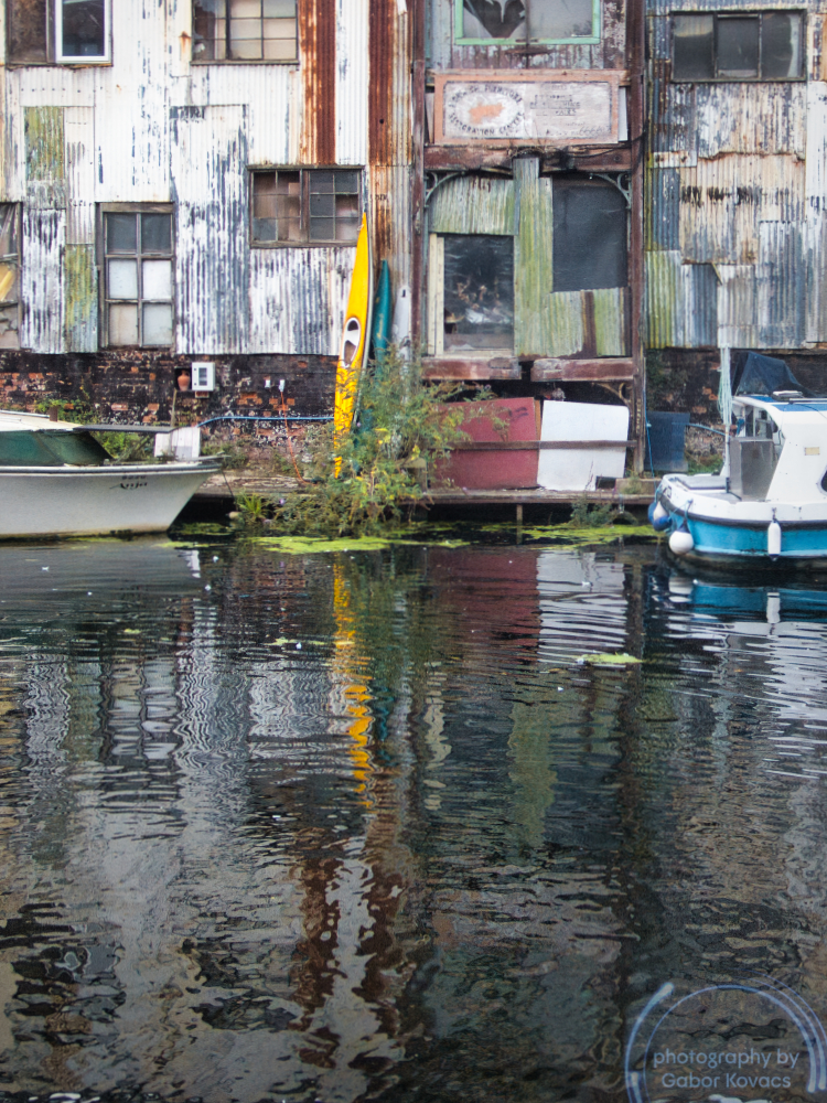 The yellow kayak